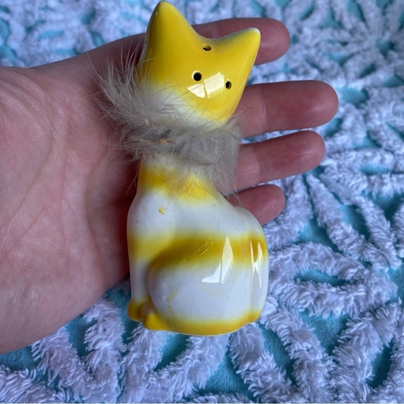 Vintage Salt & Pepper shaker set kitty cats anthropomorphic big eye cats - Picture 7 of 8